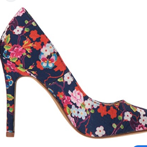 Penny Loves Kenny Women\'s Opus SF Pump Blue Multi Floral 💐 main image 7